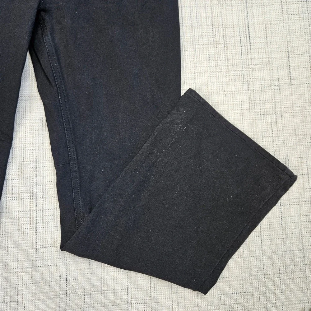 Theory Bootcut Pants Black Stretch Career Casual Trousers‎ Womens Size 2